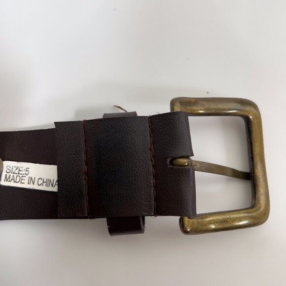 Vintage Y2K Brown Bohemian Fairy Grunge Chunky 70's Style Hippie Belt / Size: 5 - Picture 10 of 10